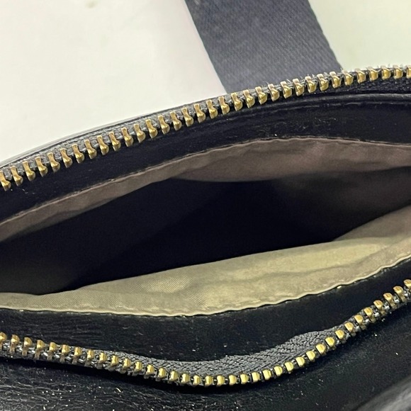 Matt & Nat Black Vegan Leather Backpack Recycled Lining Minimalist Bag main image 8